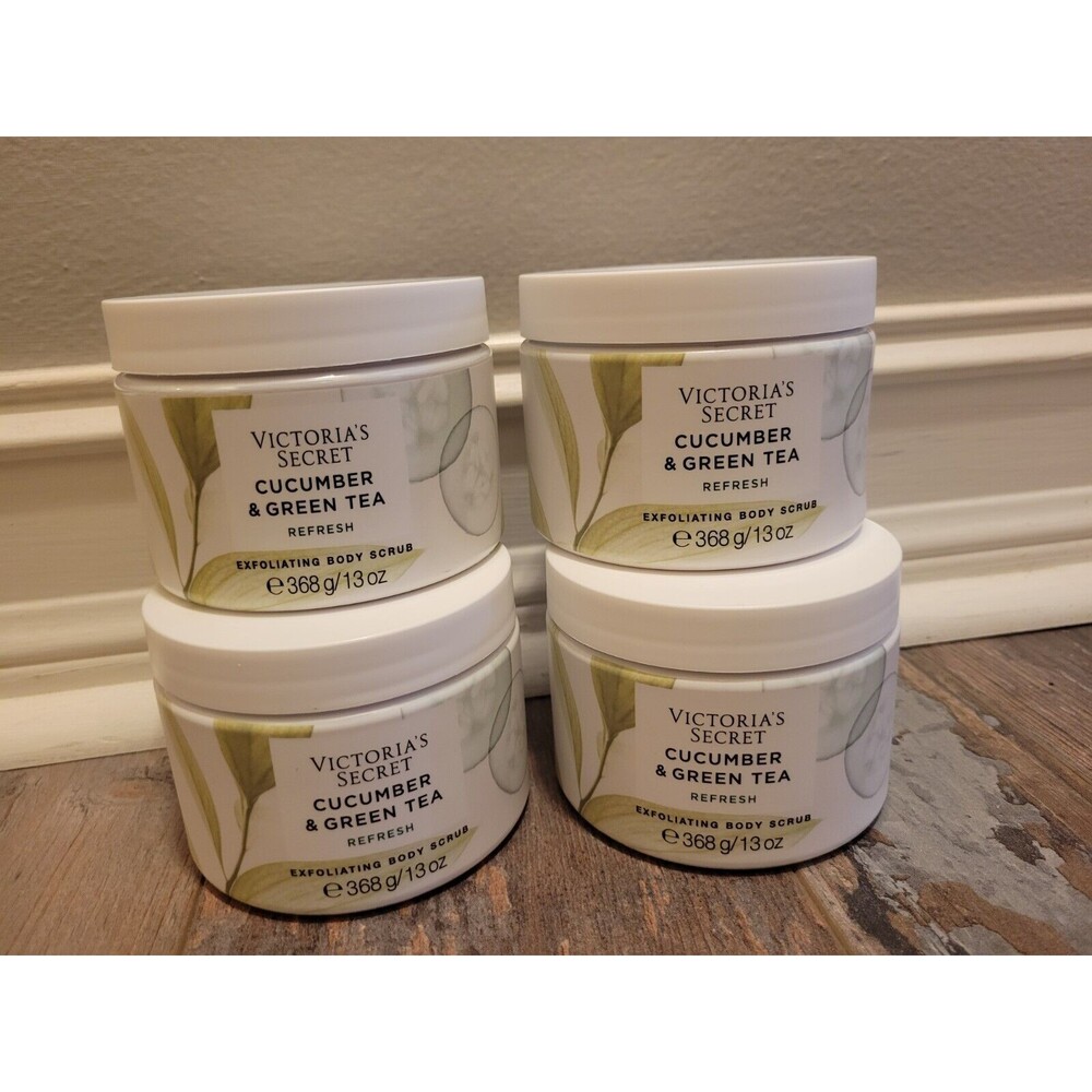 (4) VICTORIAS SECRET EXFOLIATING SUGAR BODY SCRUB 13 oz 368g NEW Free Shipping